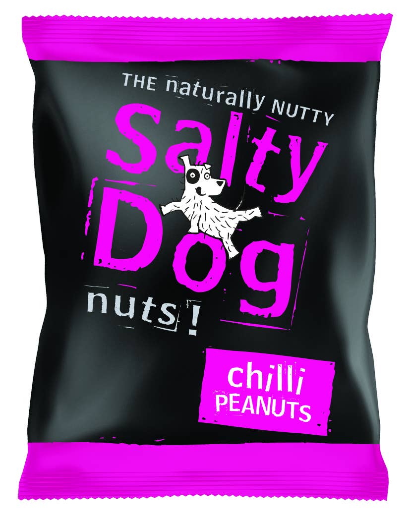 Salty Dog Brands Ltd – wholesale Nuts – Salty Dog, Chilli Peanuts 24 x 45g (pub card)2