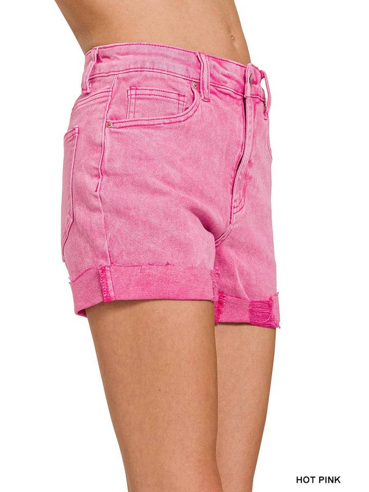 Vanilla Monkey - Wholesale Korte broeken - Dames - Korte broek met 5 zakken en manchetten12