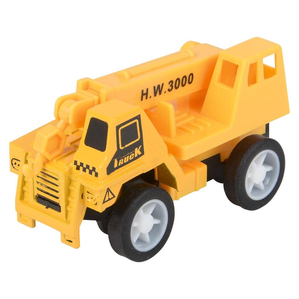 The Toy Network - Wholesale Toy Car/Truck - Kids - 2.5" Mini Diecast Pull Back Construction Vehicles6