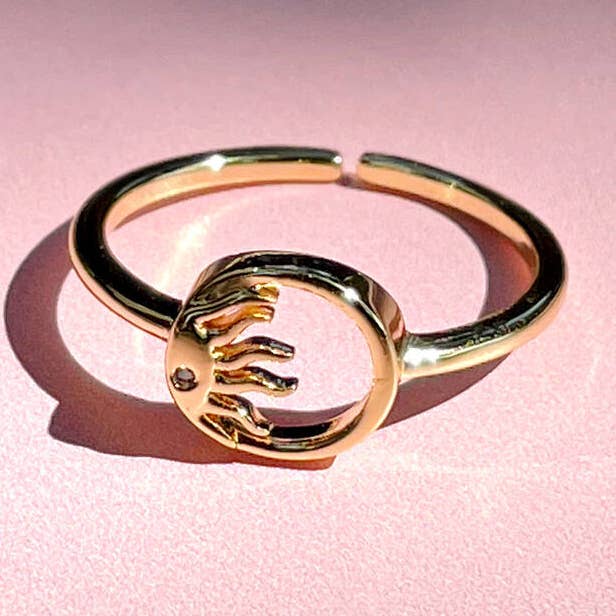 Met goud gevulde verstelbare stapelbare zonnering voor wholesale door Lucent Studios Ltd