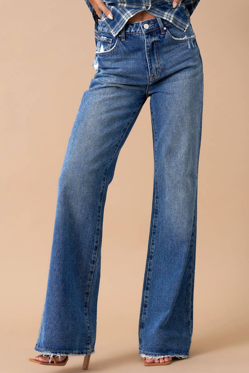 Insane Gene USA - Wholesale Jeans - Women's - High Rise Relaxed Boot Cut Denim7