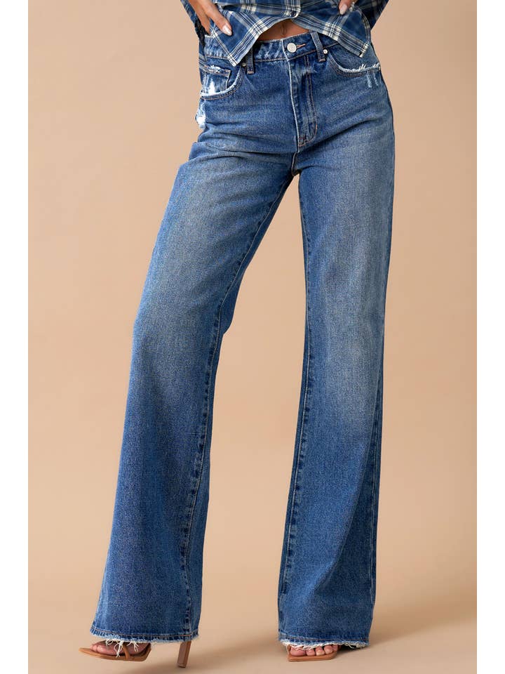 Insane Gene USA - Wholesale Jeans - Women's - High Rise Relaxed Boot Cut Denim7