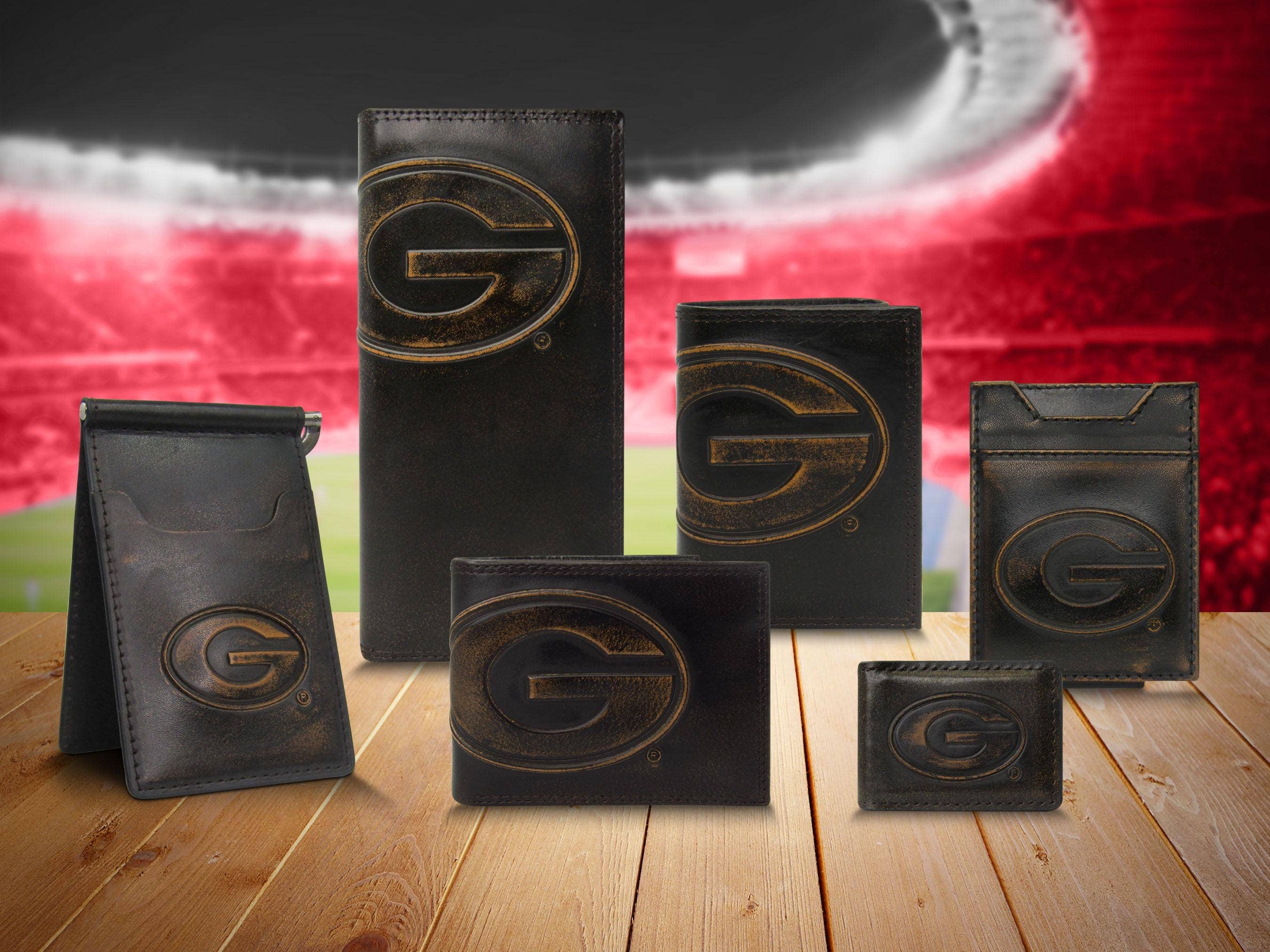 Zep-Pro - Wholesale Keychain - Unisex - Georgia Bulldogs Collegiate Woven Ribbon Key Chain. University of Gerogia Key Fob. UGA Dawgs Gift. Brass Clasp and O-Ring.9