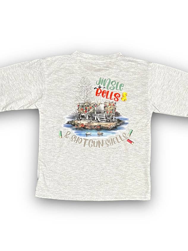 Jingle Bells Long Sleeve Kid Shirt for wholesale by Belle Cher