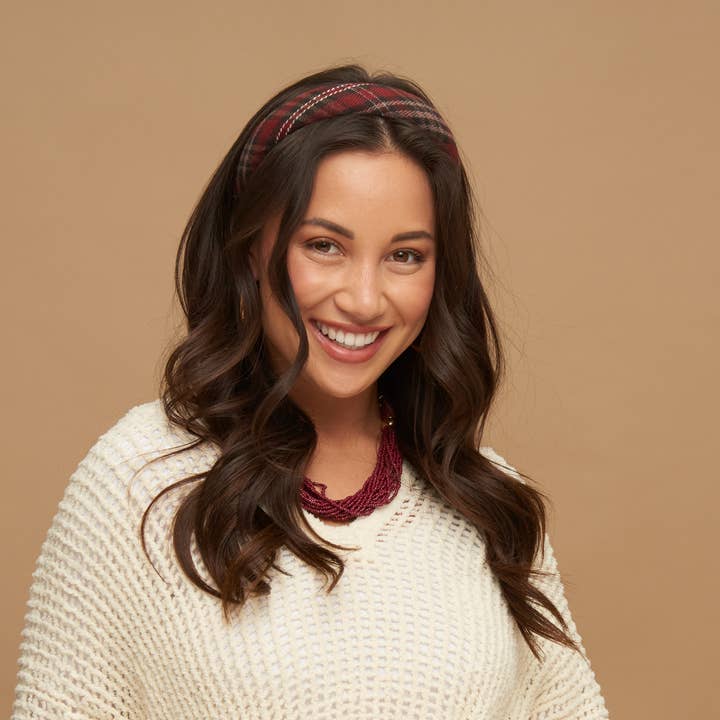 Howard's - Wholesale Fashion Headband - Women's - Jules Plaid Fashion Headband2