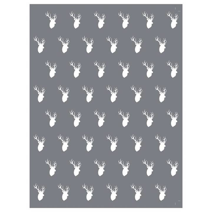 Deer Pattern - Mesh Stencil 9x12 for wholesale by A Makers' Studio
