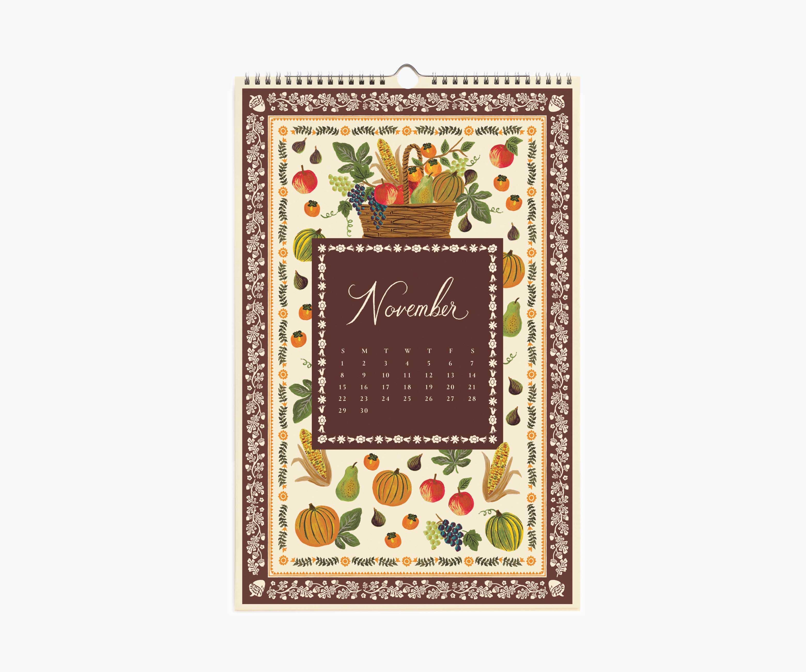 Rifle Paper Co - Wholesale Calendar - 2026 Flora Wall Calendar11