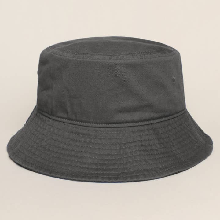 Fashion City - Wholesale Bucket hat – Unisex - Solid Color Cotton Bucket Fisherman Hats3