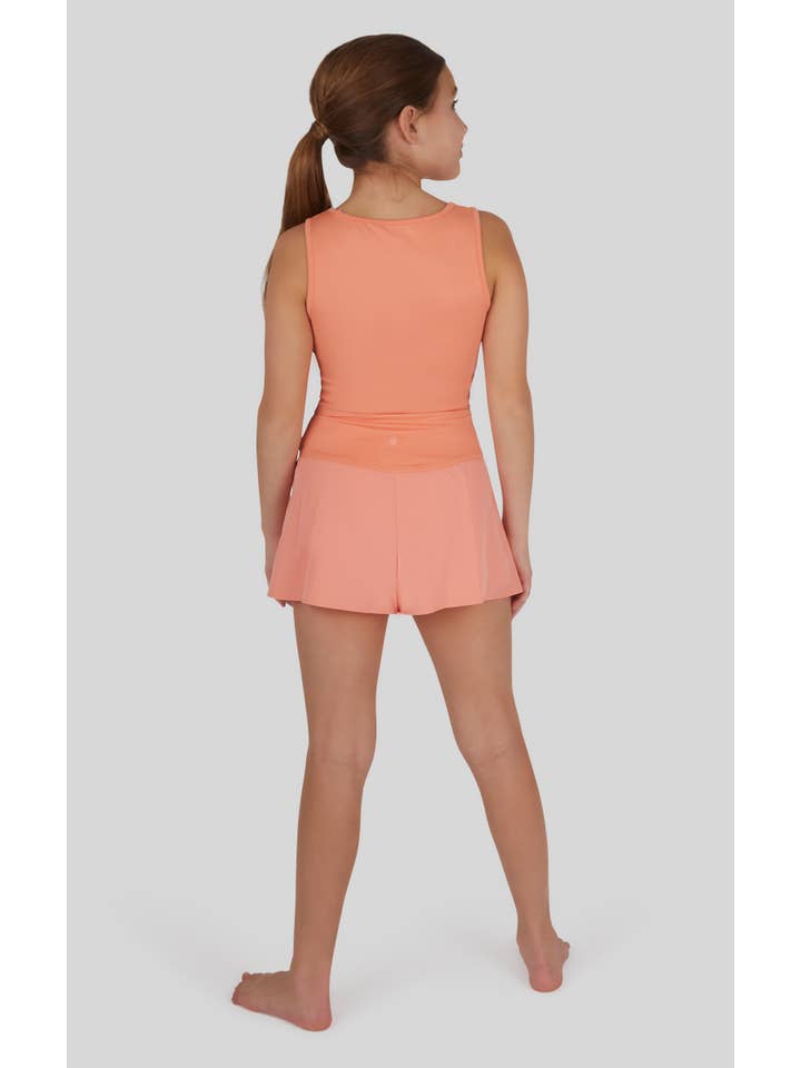 90 Degree by Reflex & Yogalicious - Wholesale Top & Short Set - Kids - Girls Towel Terry Short Sleeve Top and Short - 2 PC Set8