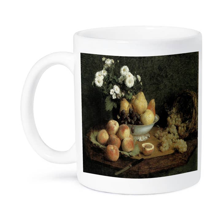 3dRose - Wholesale Coffee Mug - 3dRose, Flowers and Fruit on a Table by Henri Fantin-Latour, Mug8