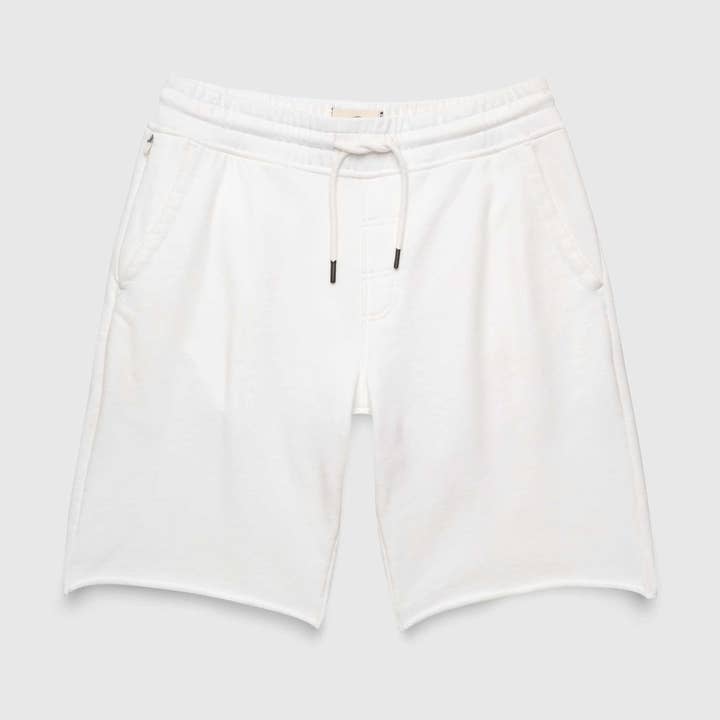 Sailor Drawstring Terry Short - White for wholesale by SURFSIDESUPPLY