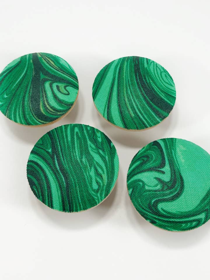 Set di 4 manopole per cassetti in giada per la vendita all'ingrosso da parte di Rusty Canvas