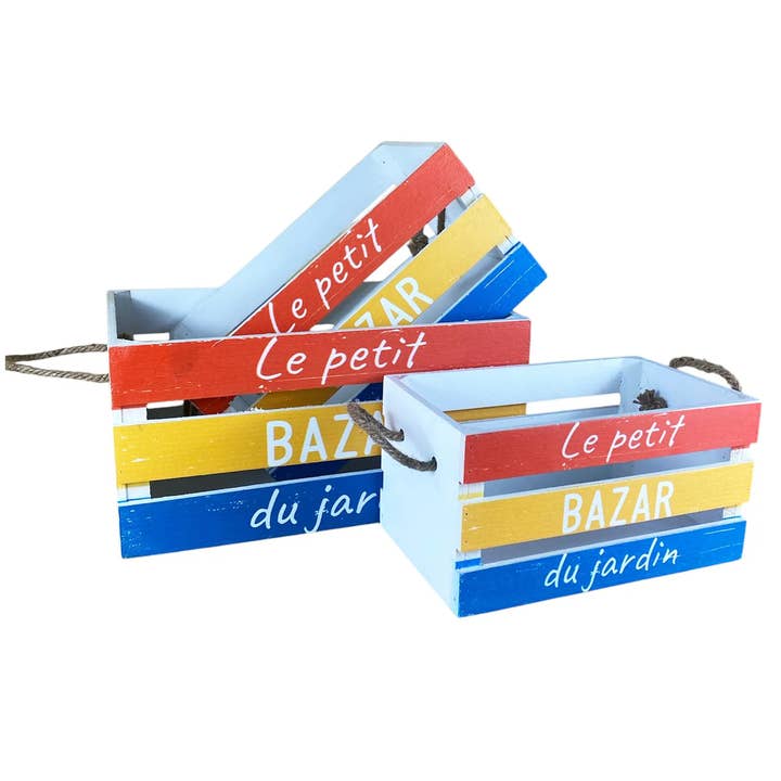 Capra Attilio - Wholesale Storage Bin - Set of three boxes Le Petit Bazar