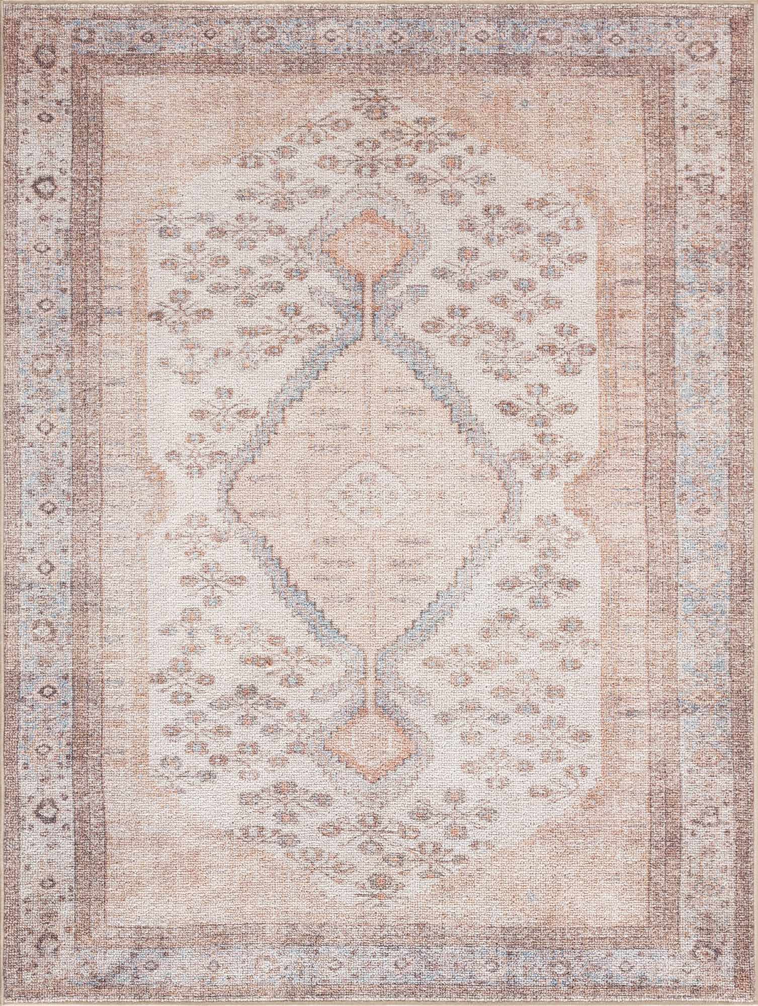 Hauteloom - Wholesale Area Rug - Analu Peach Washable Area Rug11