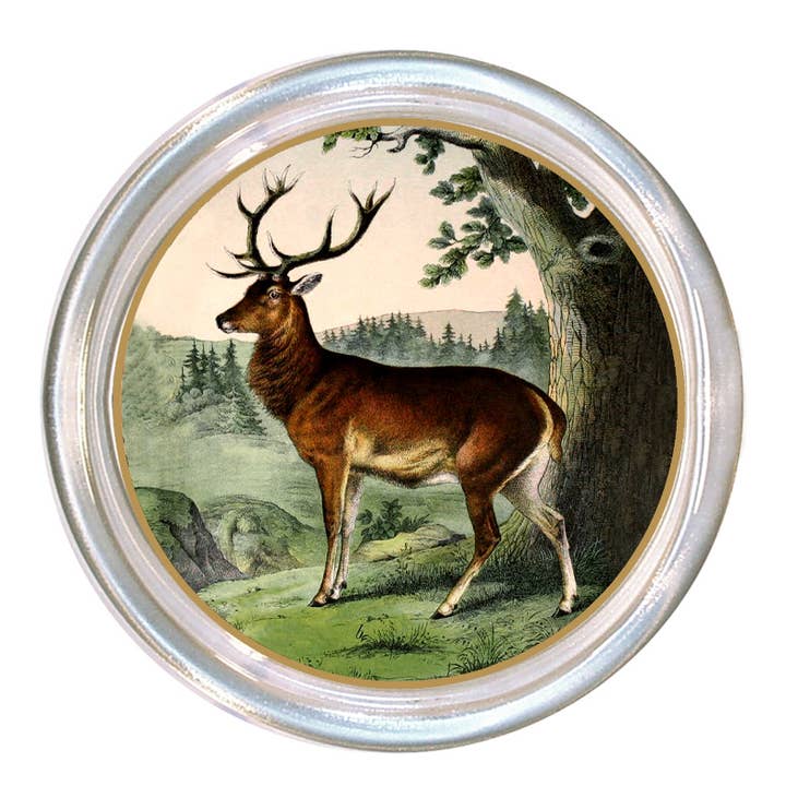 Sous-verre en forme de cerf C6828-A pour la vente par Marye-Kelley