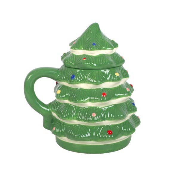 WONDER IMPORTS AUSTRALIA - Wholesale Coffee mug - Green Christmas Tree Shaped Ceramic Mug1
