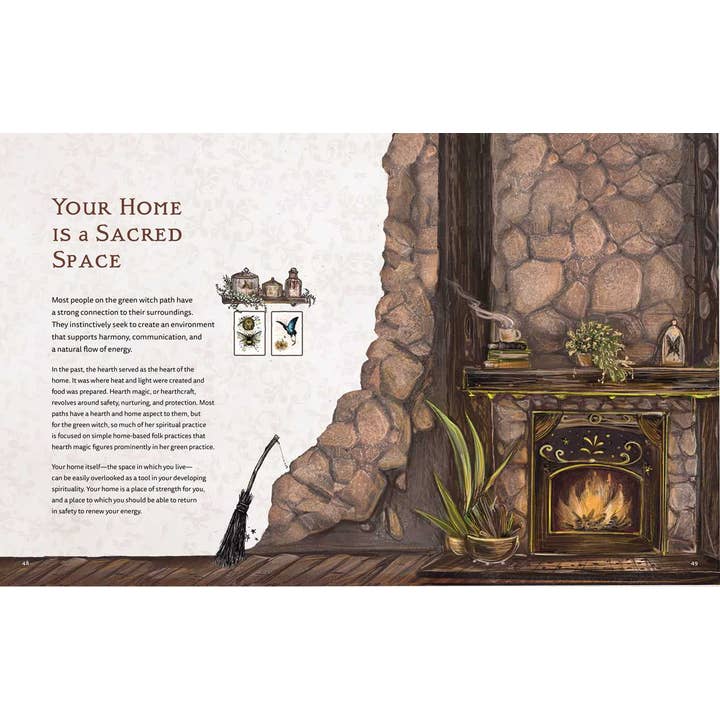 Simon & Schuster - Wholesale Book - Adult - Green Witch Illustrated by Arin Murphy-Hiscock