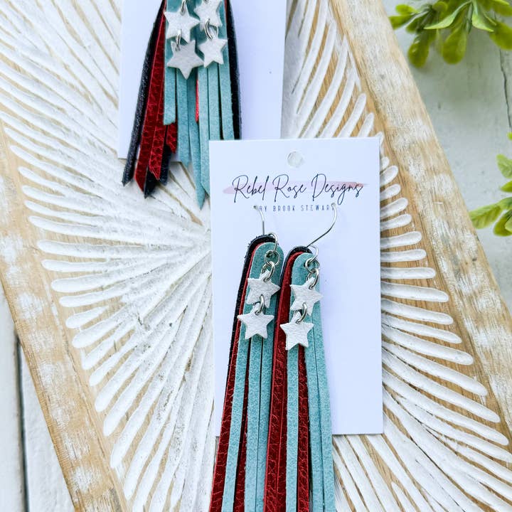 Franja Tripla de Corrente KC (2 Tamanhos) por atacado de Rebel Rose Designs by Brook