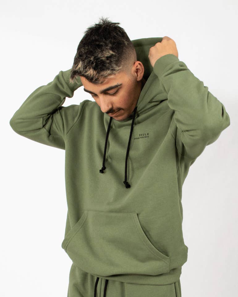 StockNow Unipessoal - Wholesale Hoodie - Men's - Hoodie Basic Olive