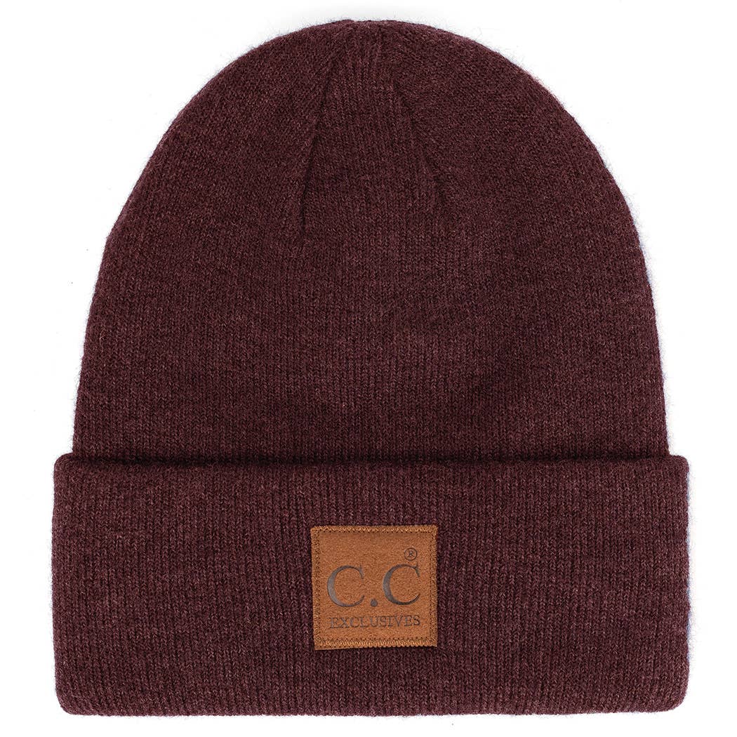 Fashion City - Wholesale Beanie - Unisex - Unisex Heather Knit Classic Beanie Hat11
