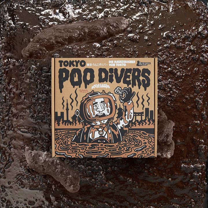 Heldbergs Games - Wholesale Card Game - Tokyo Poo Divers - Push your luck