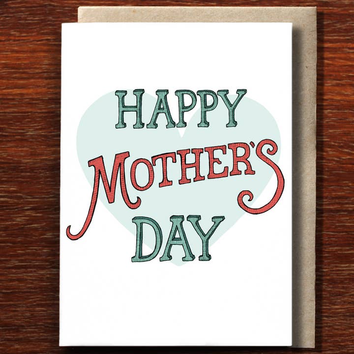 Mother's Day Type - Greeting Card for wholesale by The Nonsense Maker