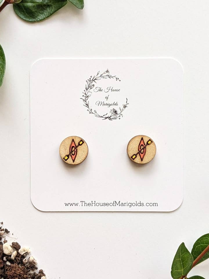 Kayak Stud Earrings for wholesale by The House of Marigolds