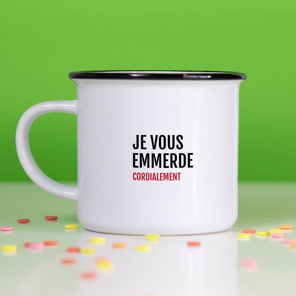 Bibiche fait son Cirque - Wholesale Coffee Mug - Je vous Fuck You Mug/Back to School