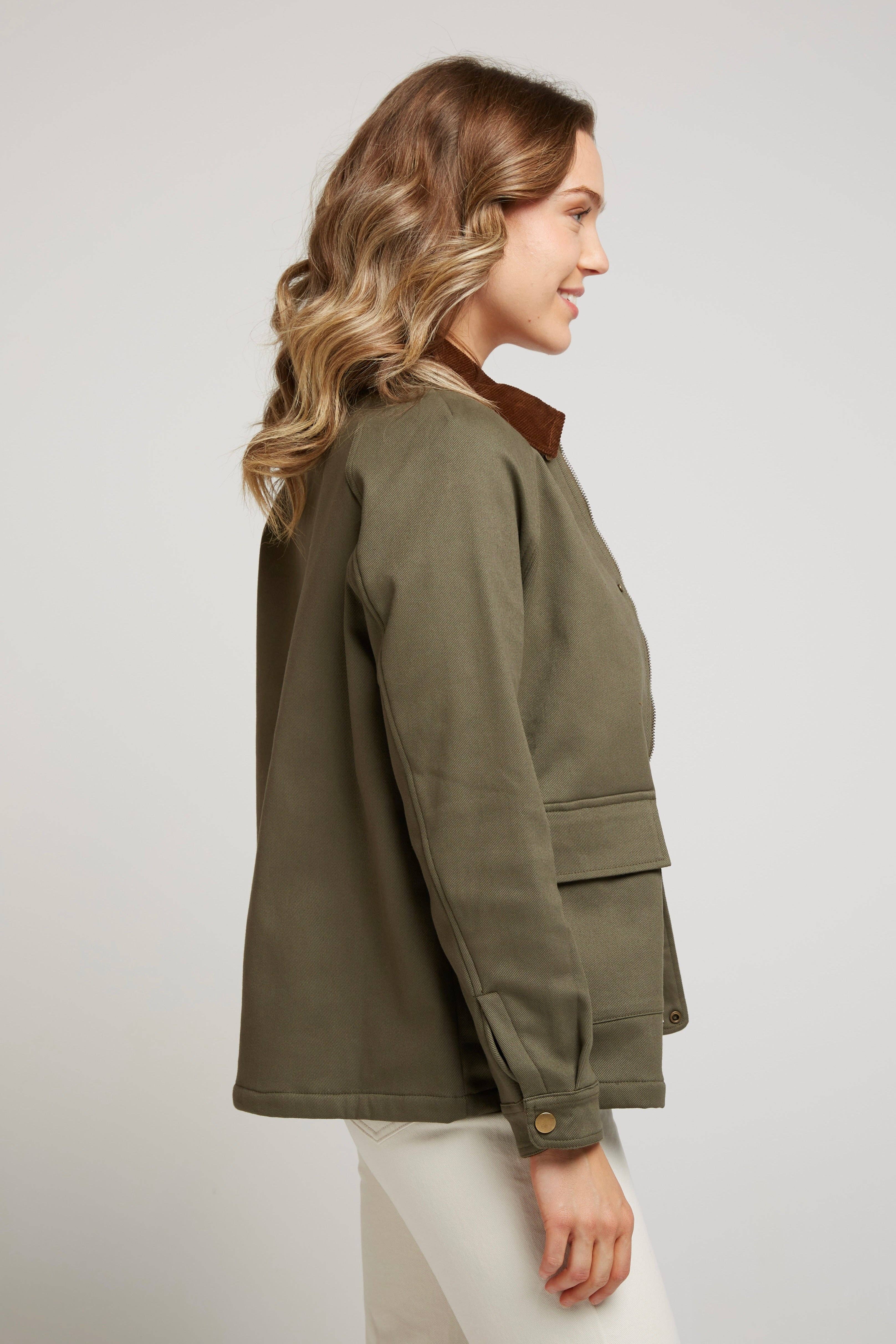 Andy & Lucy - Wholesale Jacket - Women's - ACHILE - Hunter jacket in structured cotton1