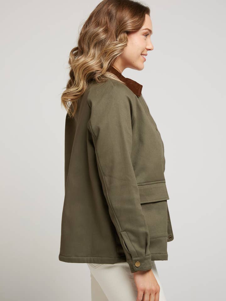 Andy & Lucy - Wholesale Jacket - Women's - ACHILE - Hunter jacket in structured cotton1