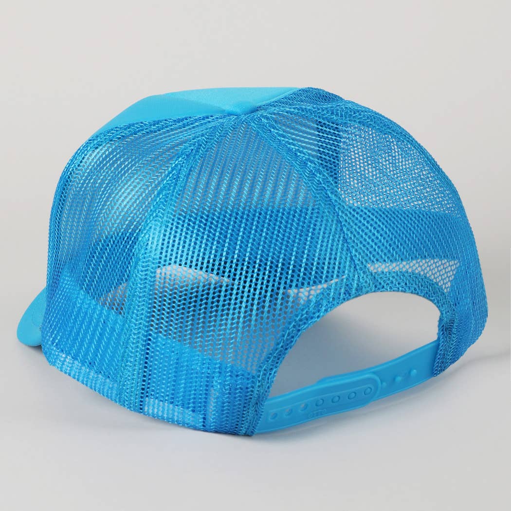 Fashion City - Wholesale Trucker Hat - Unisex - Out of Office Glitter Letter Logo Foam Trucker Hat11