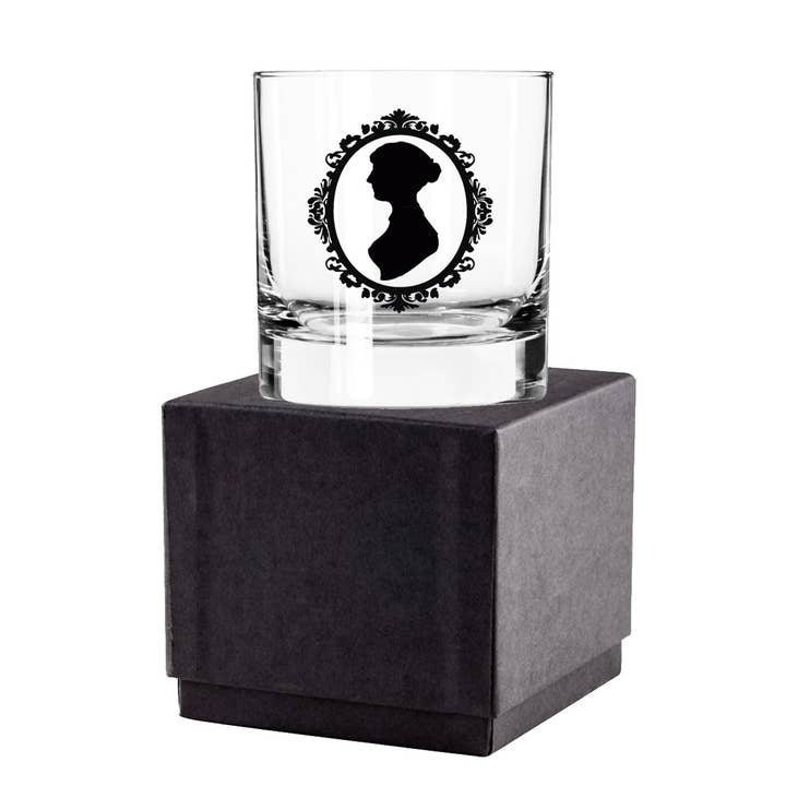 Fly Paper Products - Wholesale Cocktail/Liquor Glass - Jane Austen Sassy Sobriety Quote Glass Tumbler6