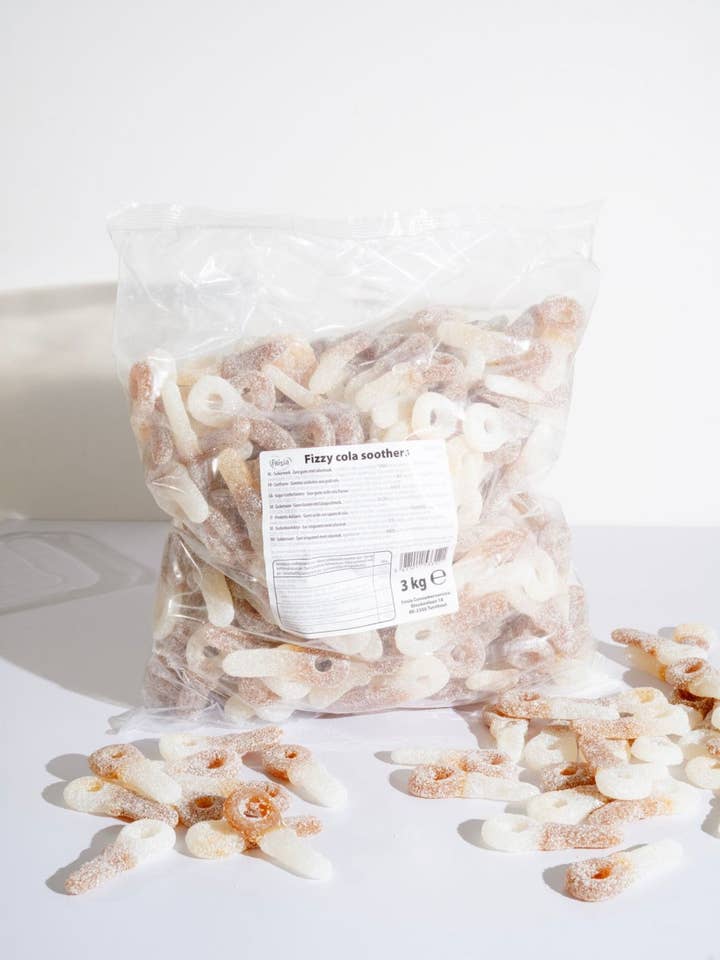 Swedish Candy Sour Cola Soothers 6.6 lb. for wholesale by Sweet As Fudge Candy Shoppe
