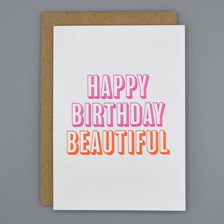 Happy Birthday Beautiful for wholesale by Little Paper Soul