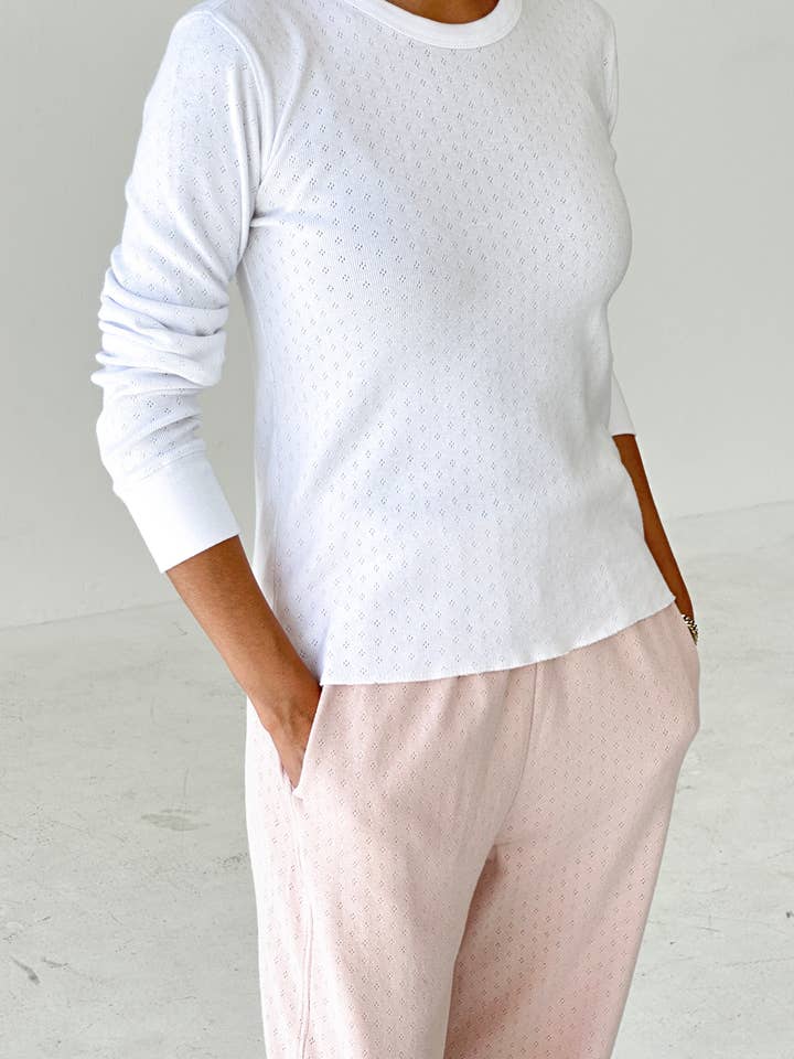 Le Bon Shoppe - Vente T-shirt – femme - T-shirt Fondamental Pointelle (2S-2M-1L)19