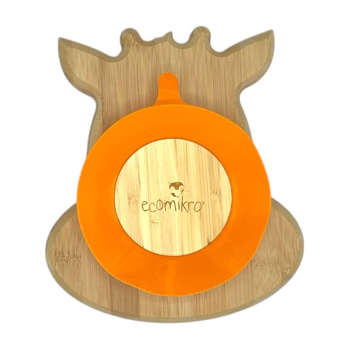 ECOMIKRO by Tatanatura - Wholesale Dinner Plate - Kids & Baby - The Giraffe of Ecomikro - 100% Bamboo3