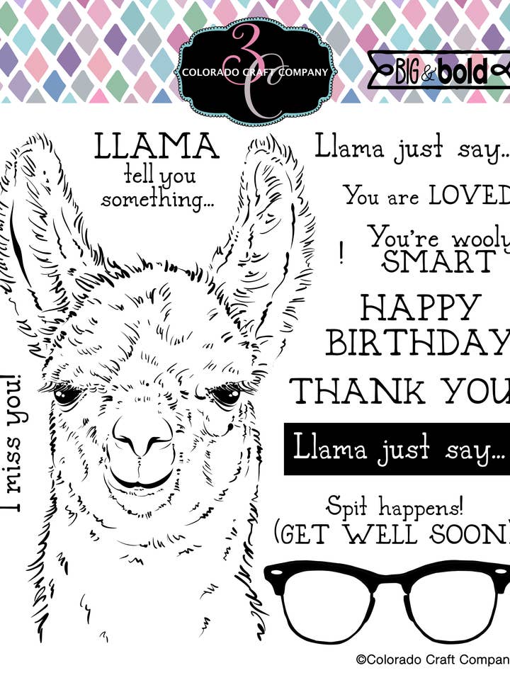 BB302 Big & Bold ~ Lhama diz a você por atacado de Colorado Craft Company