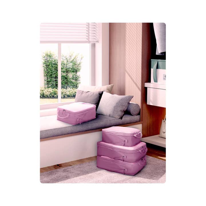 NARWEY INC - Wholesale Packing Cube - 4pcs Compression Packing Cubes, Suitcases Organiser Bag35