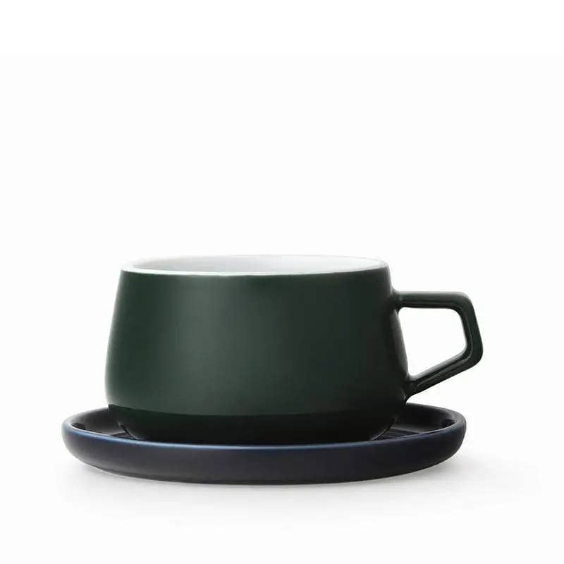 Viva | Espro | Liiton - Wholesale Coffee/Tea Cup - Classic™ Ella Porcelain Tea / Coffee Cup & Saucer Set