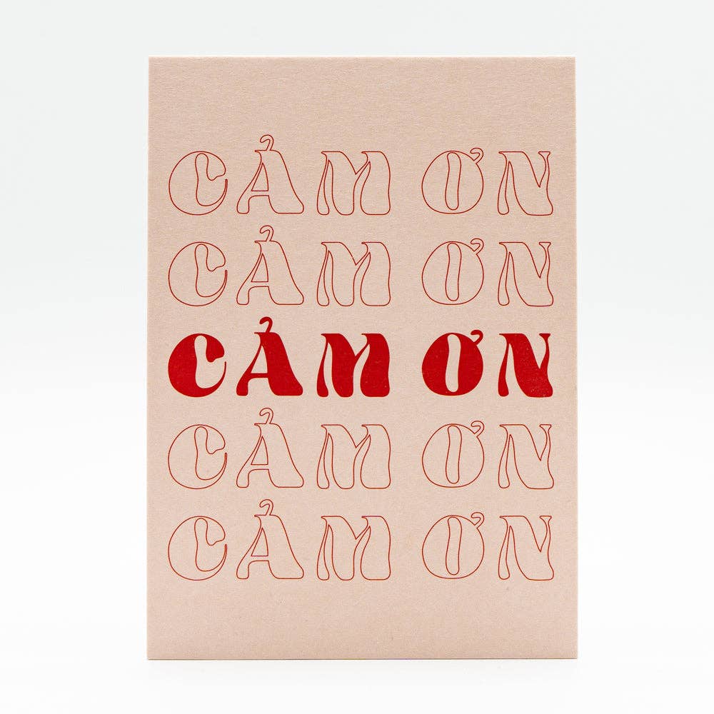 reisundpapier - Wholesale Postcard - Postcard Vietnamese Thank you "cam on"2