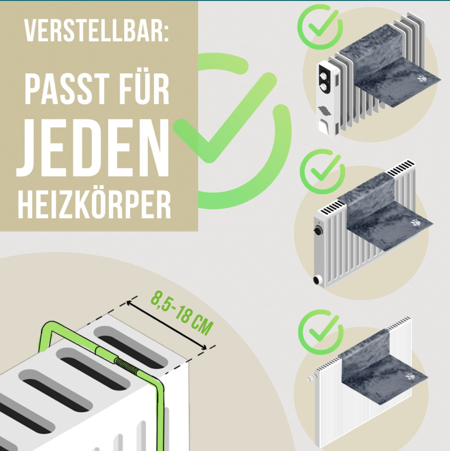 ne&no - Wholesale Pet Bed - Cat - ne&no® Cozy Radiator Bed for Cats - adjustable4