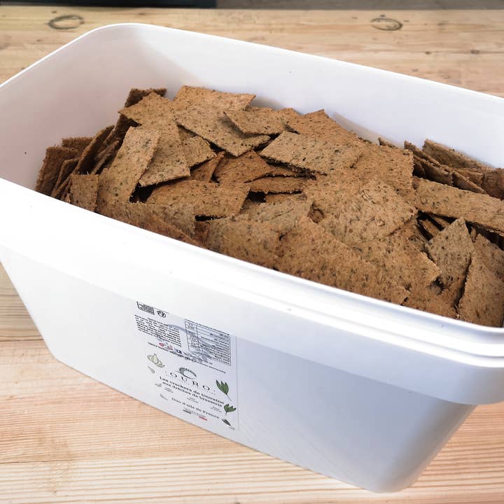 Galletas saladas con hierbas de Provenza y granos de cervecería OURO a granel para venta al por mayor de Biscuiterie OURO