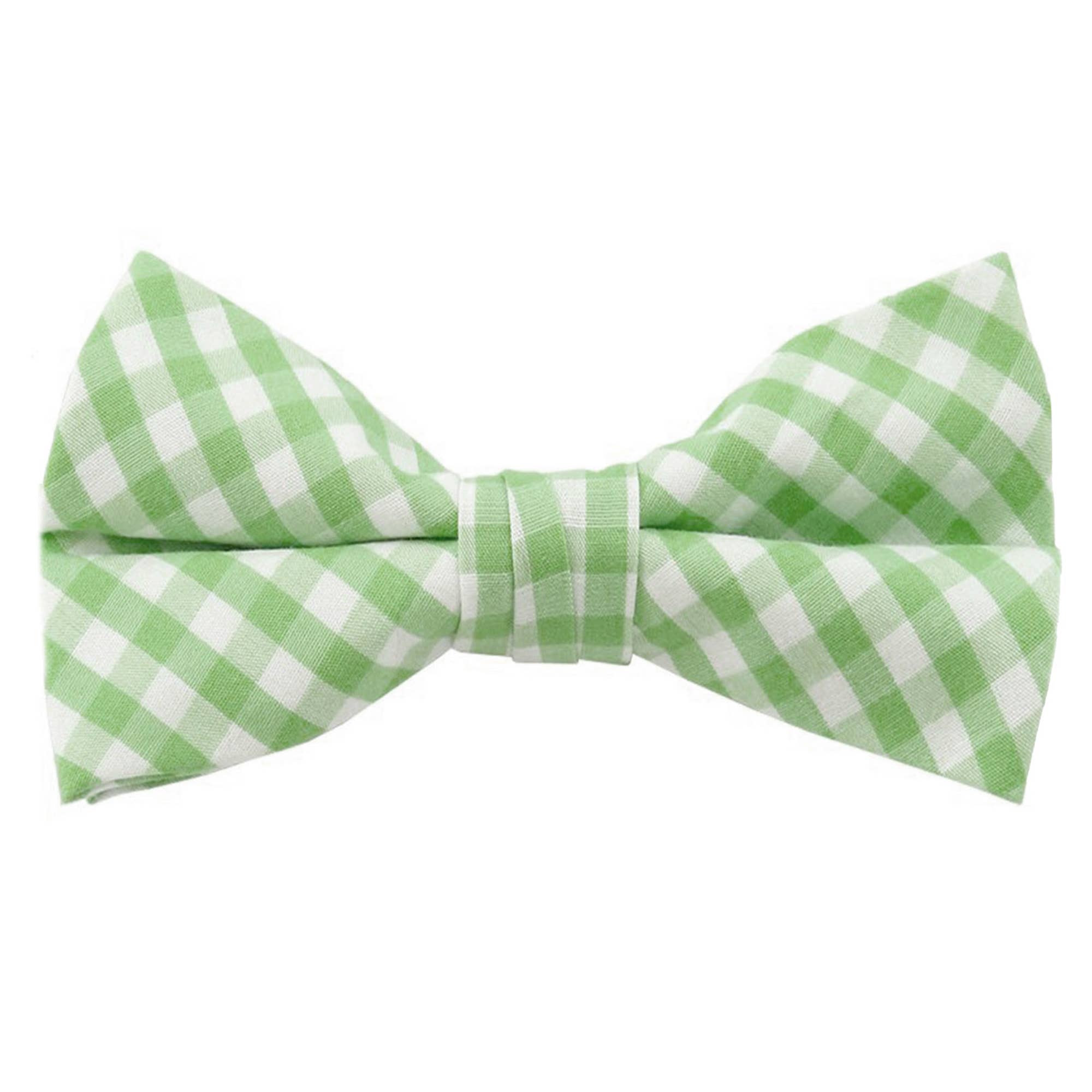 Jacob Alexander – wholesale Bow Tie - Men’s – Men's Gingham Checkered Bow Tie8