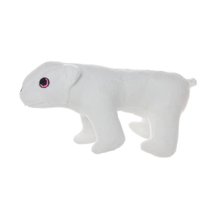Mighty Jr Arctic Polar Bear, Plush, Squeaky Dog Toy for wholesale by Tuffy Dog Toys - VIP Products