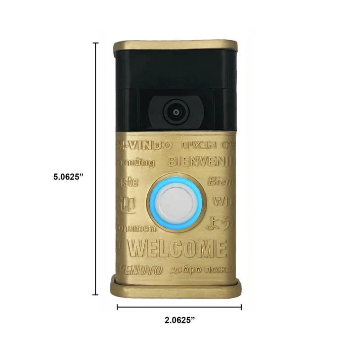 Michael Healy Designs - Wholesale Outdoor Ornament/Decor - MultiWelcome Video Doorbell Cover (Ring 2nd Gen)6