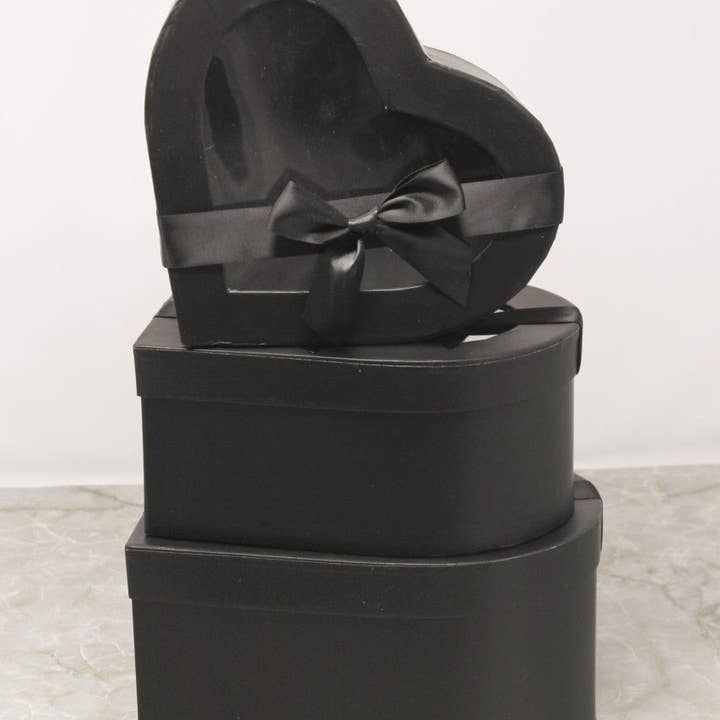 Elegant Design Supply - Vendita all'ingrosso Confezioni regalo - Scatola a forma di cuore con nastro e coperchio trasparente20