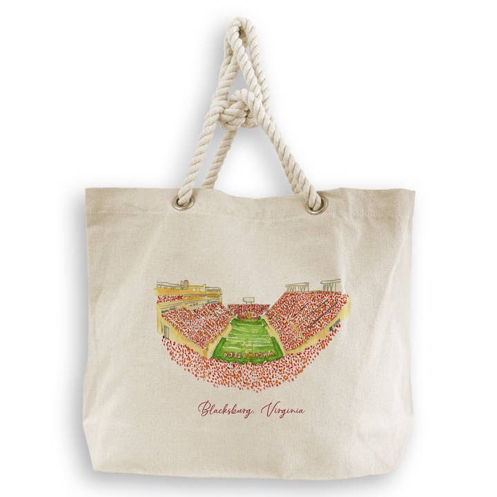 French Graffiti - Venta al por mayor Paños de cocina - Estadio de Blacksburg, Virginia6