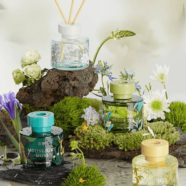 Realm of Abundant Flowers Flameless Aroma Diffuser 120ml for wholesale by Yami