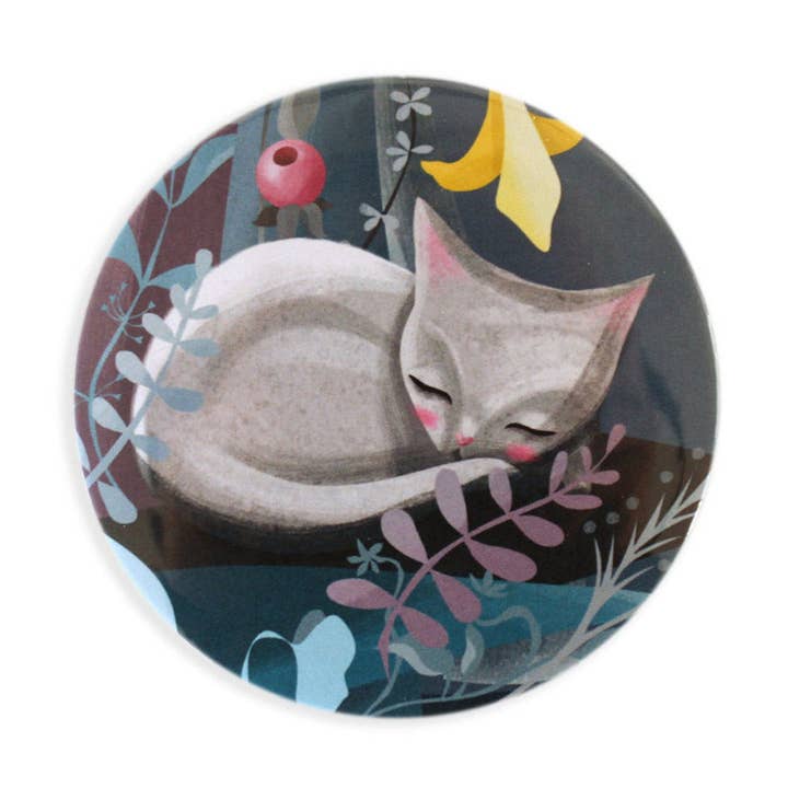 Sleeping Cat Pocket Mirror for wholesale by Miss Ella