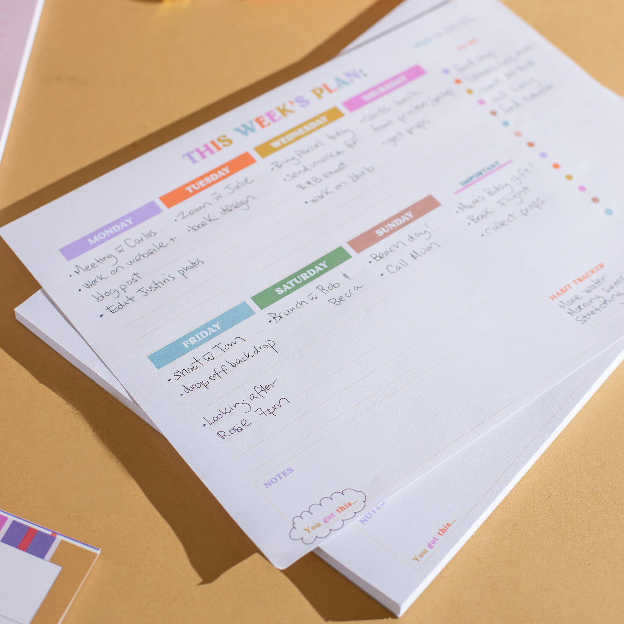 Good Tuesday (Once Upon a Tuesday) - Vendita all'ingrosso Planner - Agenda settimanale A4 con Habit Tracker | You Got This3